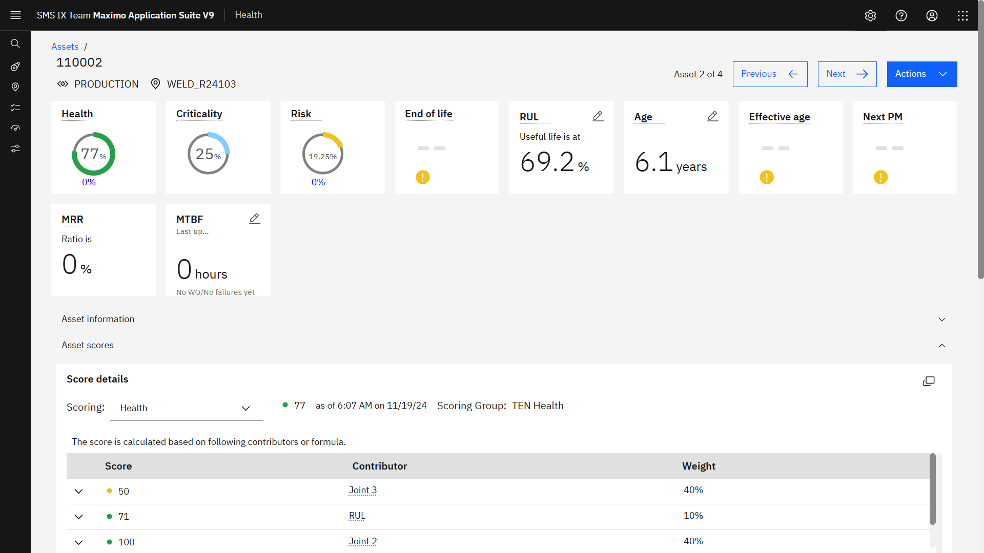 IBM Maximo Health 