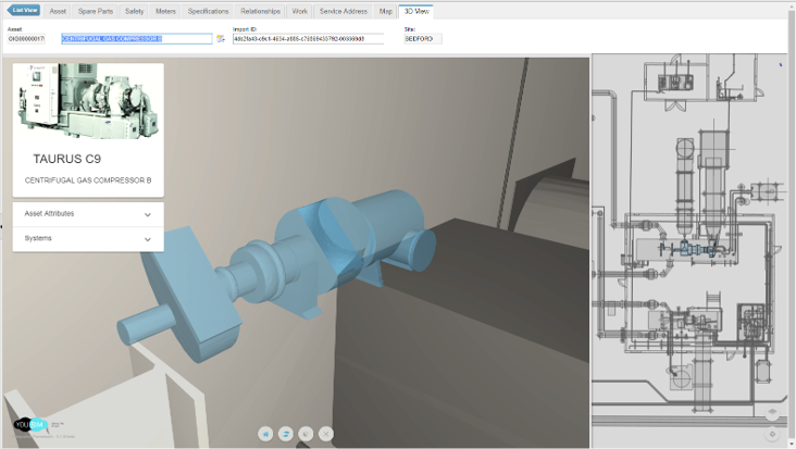 Asset detail view in YouBIM